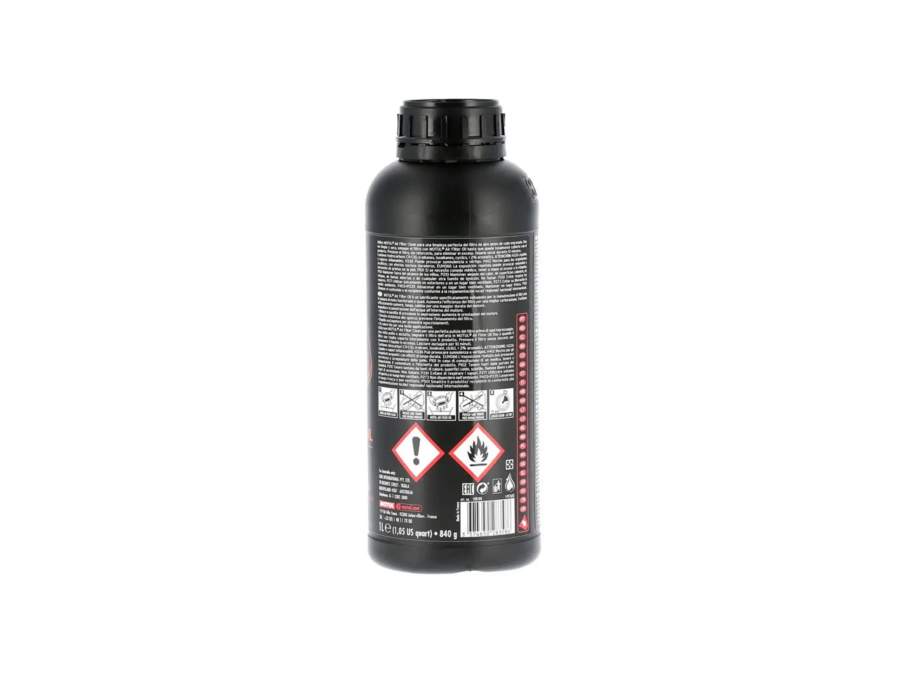 MOTUL Luftfilteröl, Air Filter Oil, Tränköl für Filter aus Schaumstoff für Cross, Gelände- und Straßeneinsatz, 1L Dose