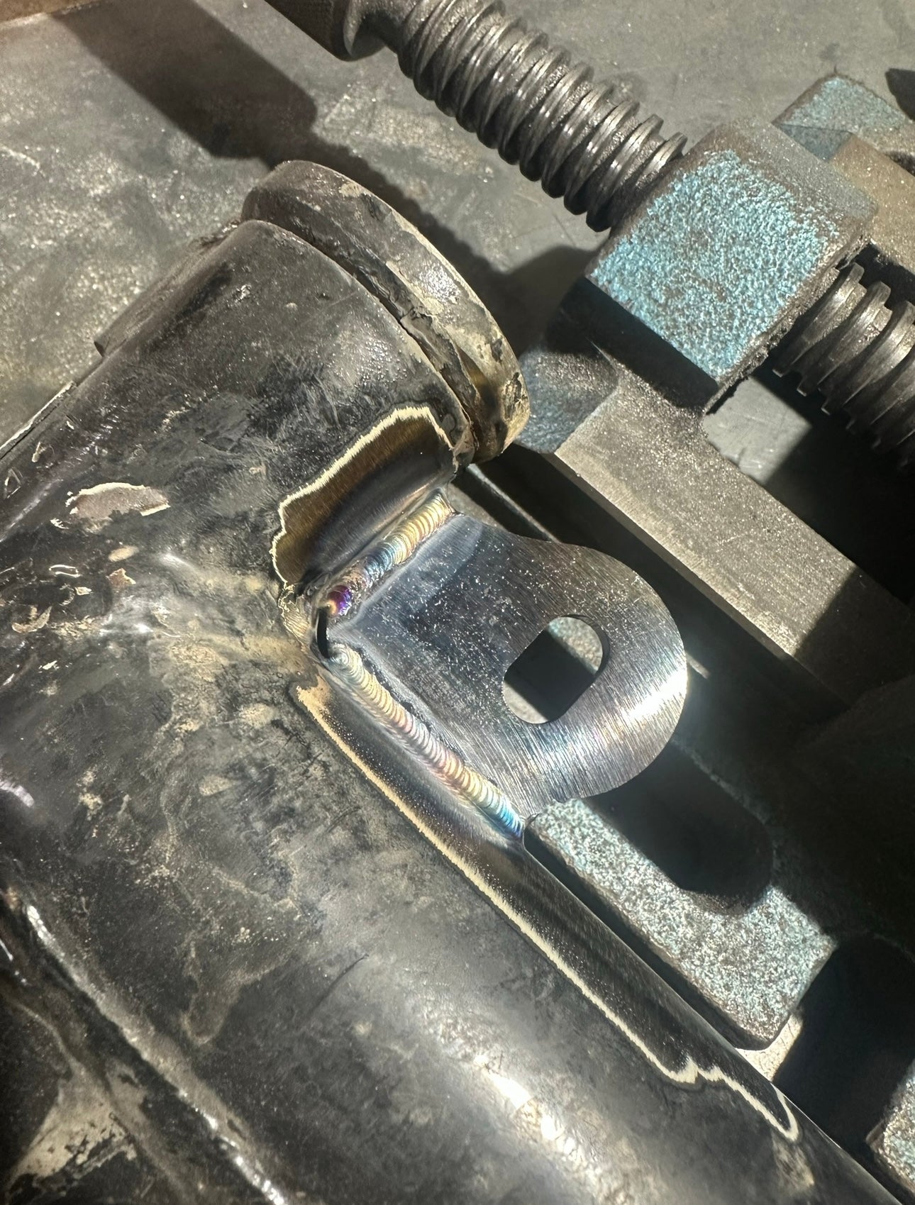 Simson Enduro Lasche / Knotenblech einschweißen