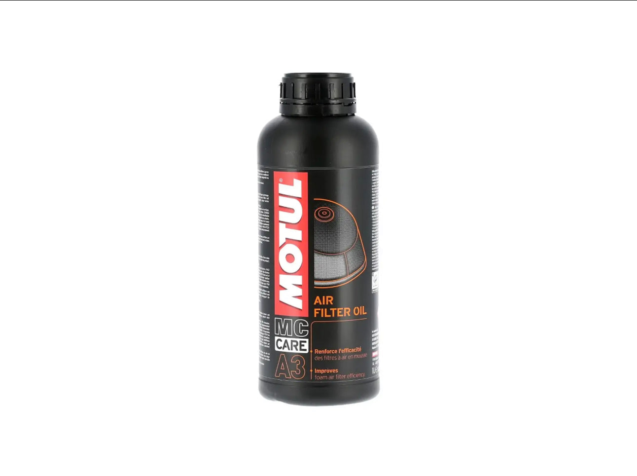 MOTUL Luftfilteröl, Air Filter Oil, Tränköl für Filter aus Schaumstoff für Cross, Gelände- und Straßeneinsatz, 1L Dose