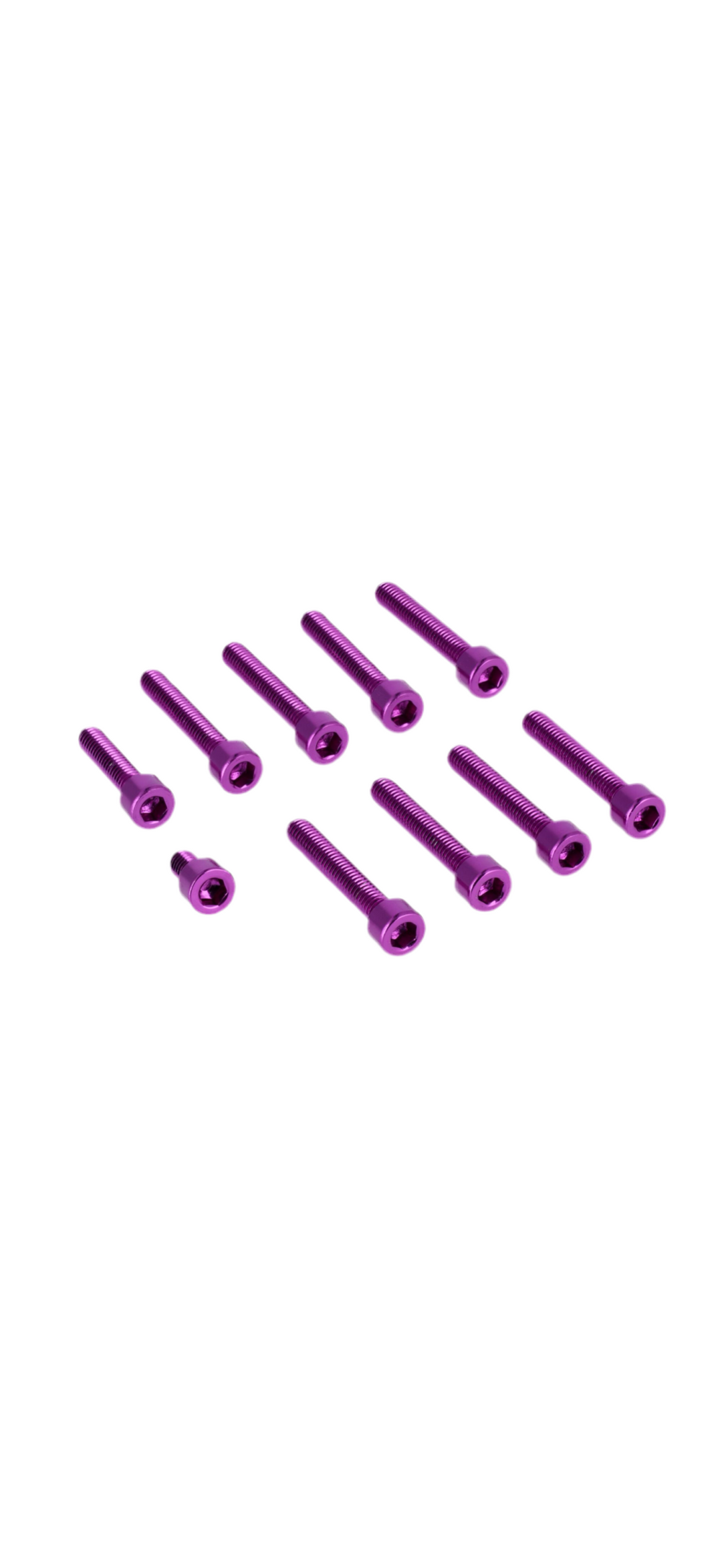 Simson Elox Schraubenset „violett“ für Motor