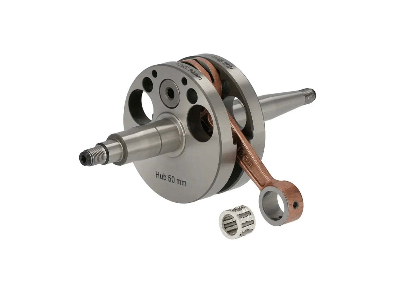 Sportkurbelwelle für 110ccm Umbau, Hub 50 + Pleuel 90mm, für Motor M500-700