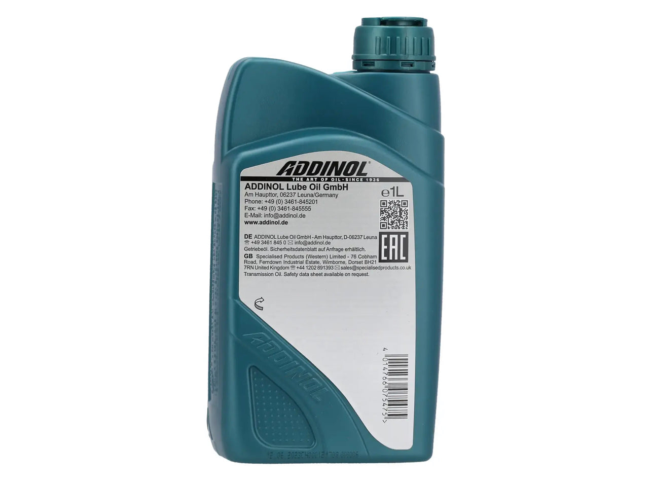 ADDINOL GL80W, Getriebeöl mineralisch (API GL3) für Simson & MZ - 1 Liter