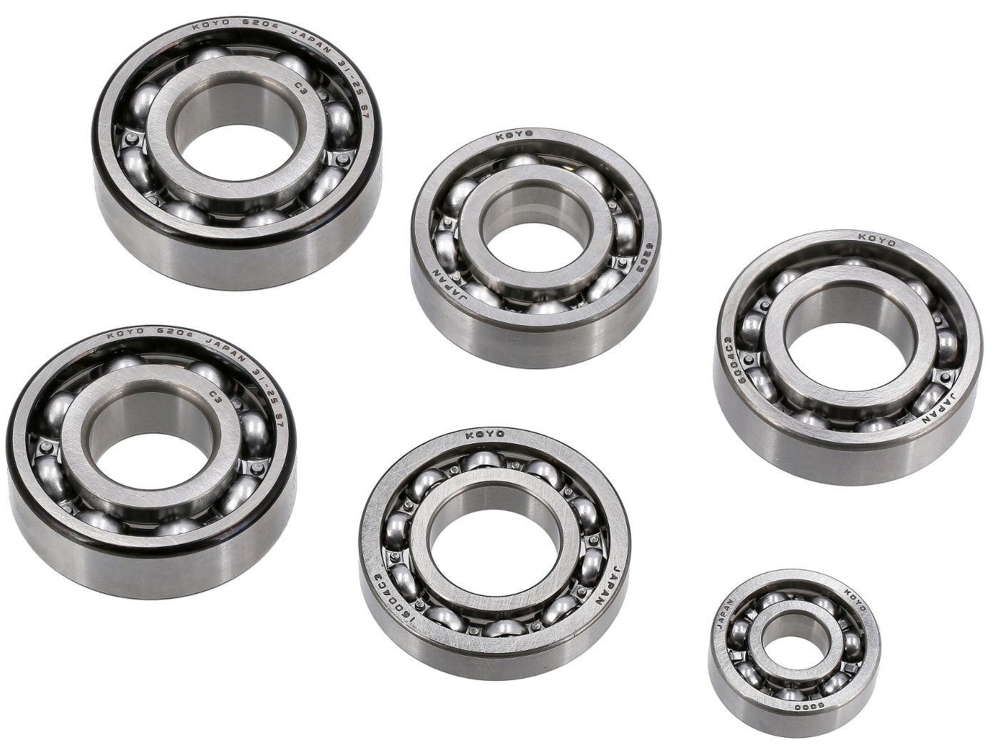 Koyo Lagersatz Kugellager-Set für Simson Motor M500-700 passend für S51, S70, Sr50, Sr80, Kr51/2