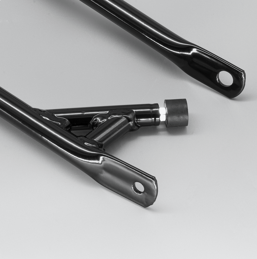 Endurostreben mit Lenkanschlag schwarz mit Teilegutachten passend f. Simson S50, S51