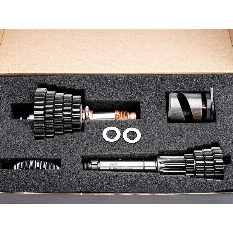 PZ-Tuning Race 5 Gang-Getriebe VOLLVERSTÄRKT, langer 1. Gang passend für Simson 51, S70, Sr50, Sr83