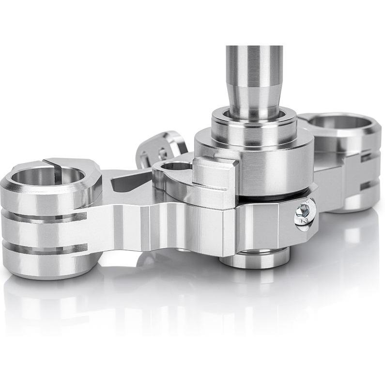 PZ-Tuning CNC Gabelbrücke Version 2025 | Silber | inkl. Teilegutachten für Simson S51, S70, S70 , S53, S83