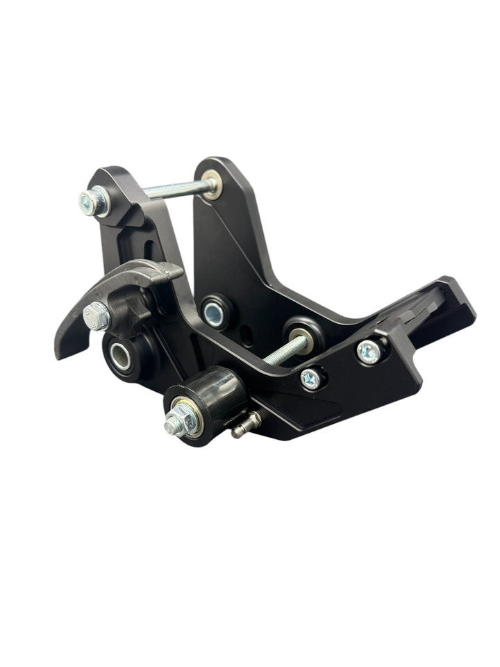 CNC Motorhalter mit Kettenführung Simson S51 MSK Black Edition