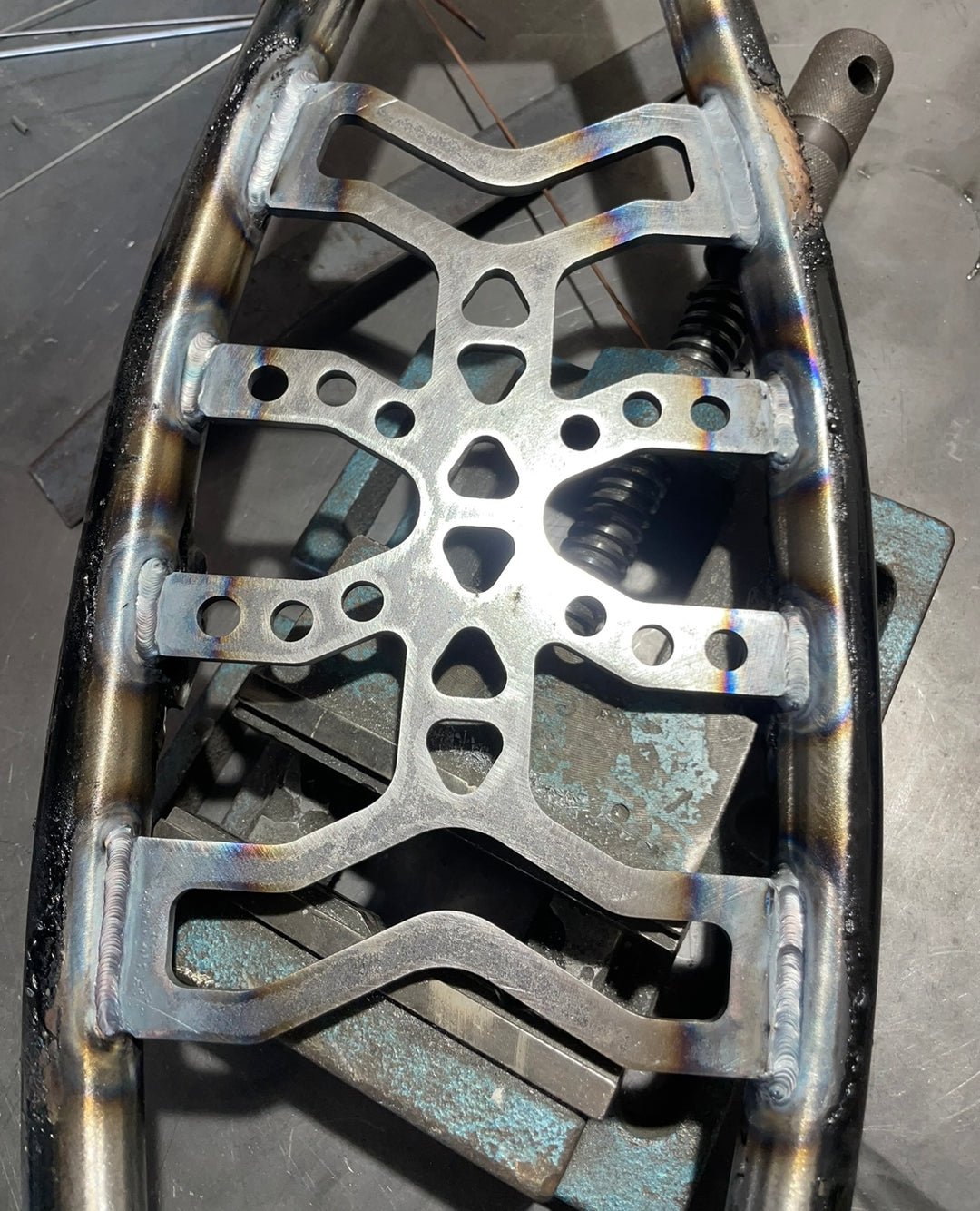 Simson S50, S51, S70 Obergurt Versteifung einschweißen
