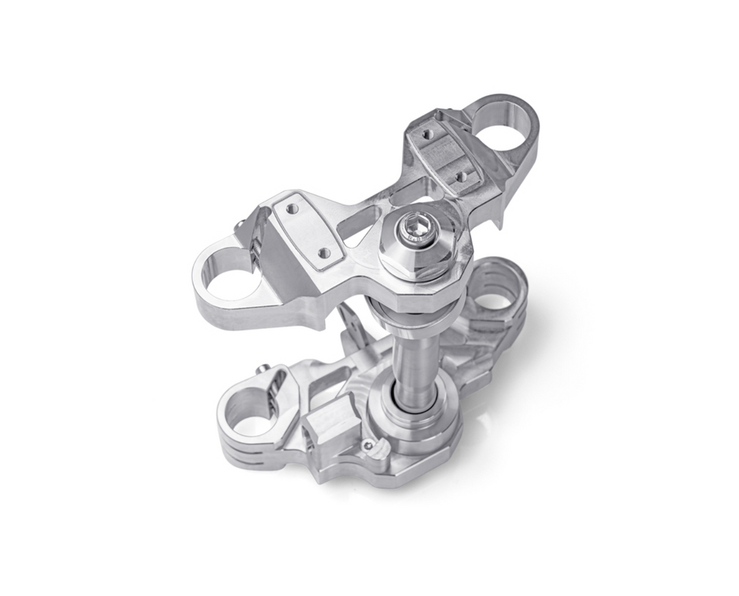 Gabelbrücke mit Teilegutachten CNC gefräst f. Simson | Alu Natur passend für Simson S51, S70