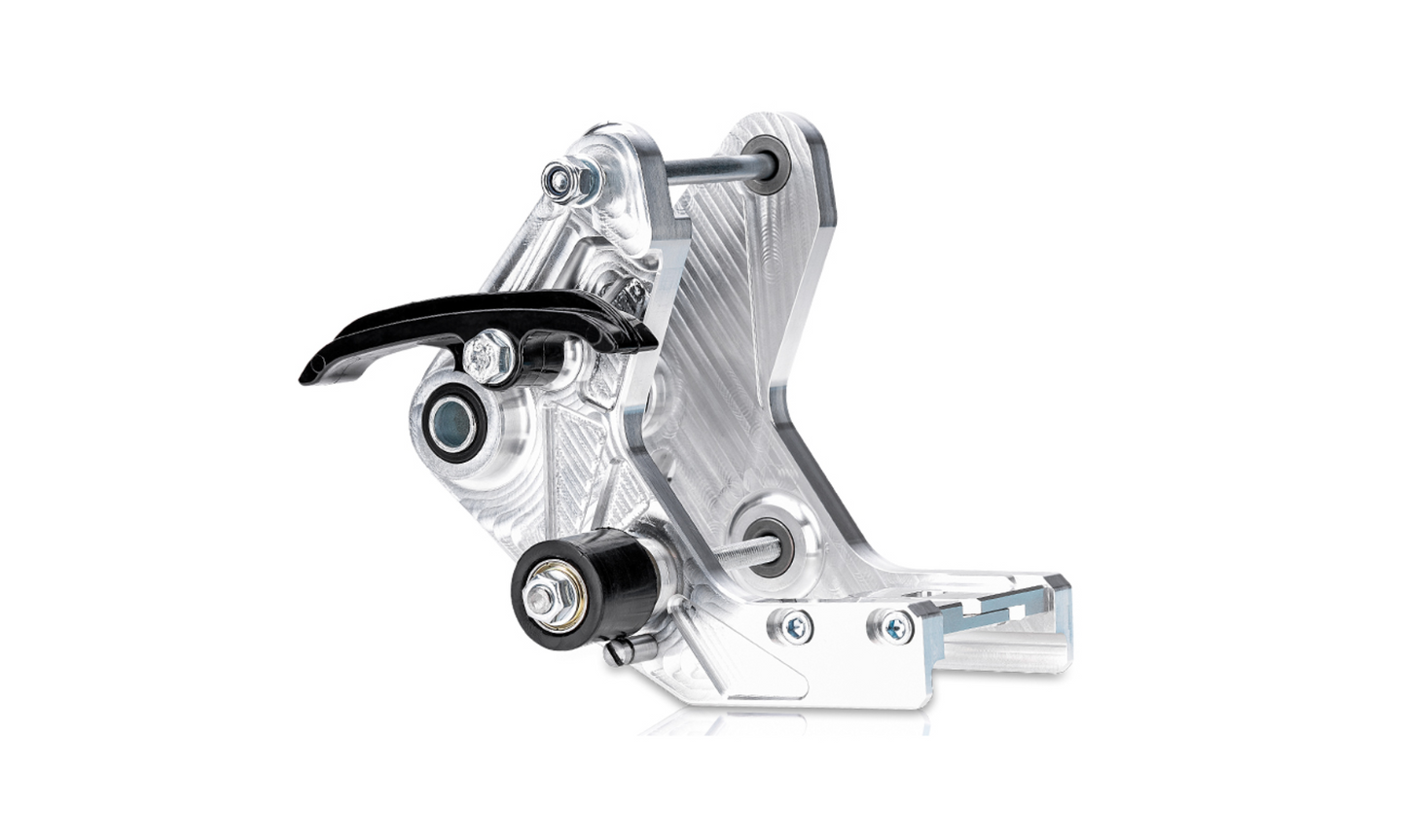 CNC Motorhalter mit Kettenführung Simson S51 MSK Black Edition