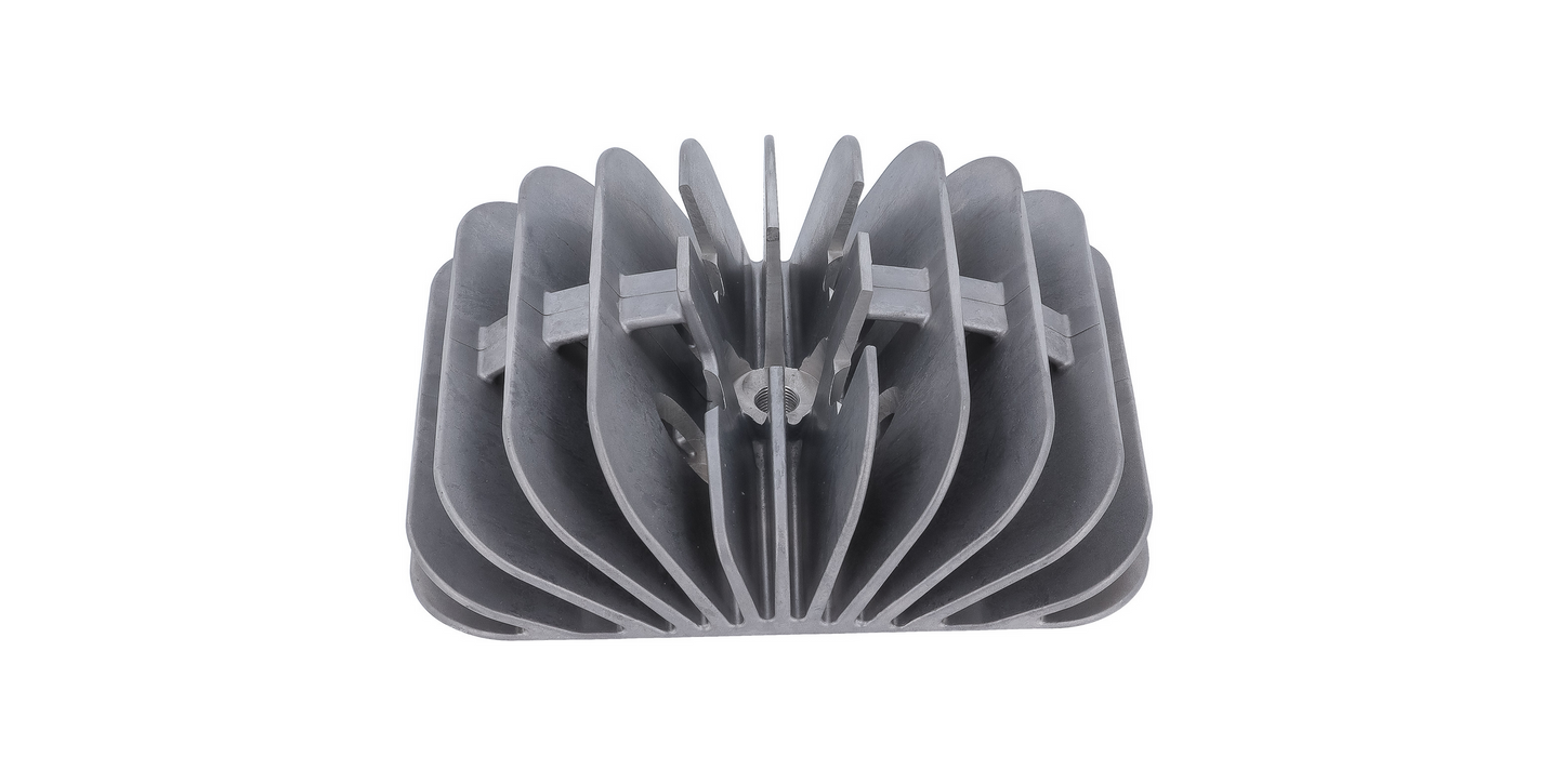 Fächerzylinderkopf / Supertherm Fächerkopf cnc gedreht, passend für Simson S51, S70