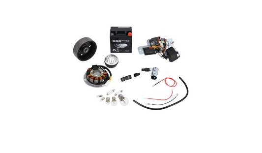 Umrüstsatz VAPE auf 12V, Magnete vergossen (mit Batterie, Hupe und Leuchtmittel) - Simson KR51/1 Schwalbe, KR51/2 Schwalbe