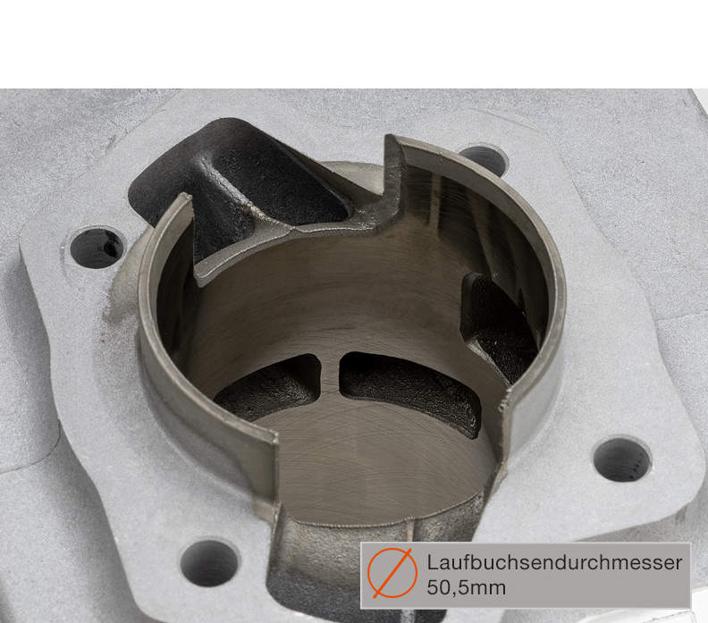 PZ Tuning Predator-Competition-Seventy Tuning Zylinderkit 70ccm, passend für Simson S51, S70, Kr51/2, Sr50, Sr80