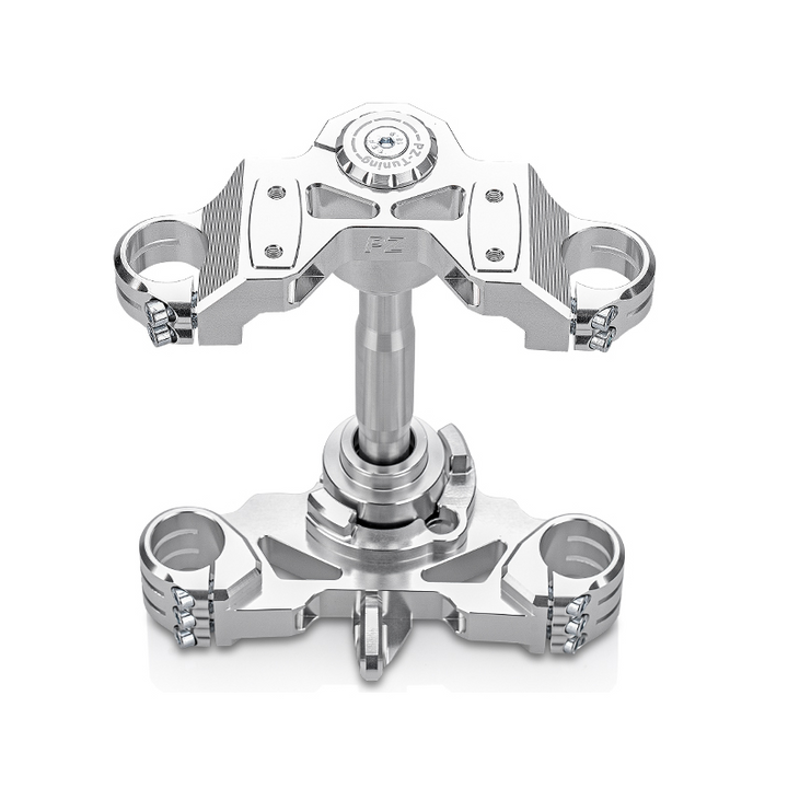 PZ-Tuning CNC Gabelbrücke Version 2025 | Silber | inkl. Teilegutachten für Simson S51, S70, S70 , S53, S83