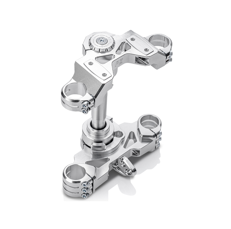 PZ-Tuning CNC Gabelbrücke Version 2025 | Silber | inkl. Teilegutachten für Simson S51, S70, S70 , S53, S83