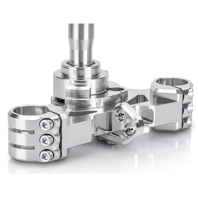 PZ-Tuning CNC Gabelbrücke Version 2025 | Silber | inkl. Teilegutachten für Simson S51, S70, S70 , S53, S83