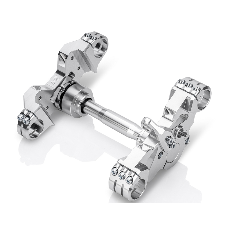 PZ-Tuning CNC Gabelbrücke Version 2025 | Silber | inkl. Teilegutachten für Simson S51, S70, S70 , S53, S83