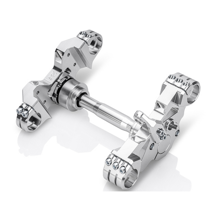 PZ-Tuning CNC Gabelbrücke Version 2025 | Silber | inkl. Teilegutachten für Simson S51, S70, S70 , S53, S83