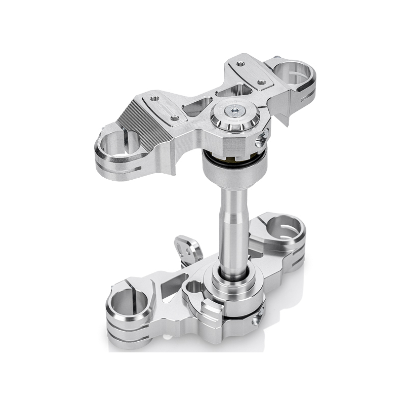 PZ-Tuning CNC Gabelbrücke Version 2025 | Silber | inkl. Teilegutachten für Simson S51, S70, S70 , S53, S83