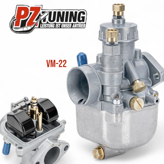 PZ-Tuning VM22 Tuningvergaser 2025 passend für Simson S51, S70, Kr51/2, Sr50, Sr80