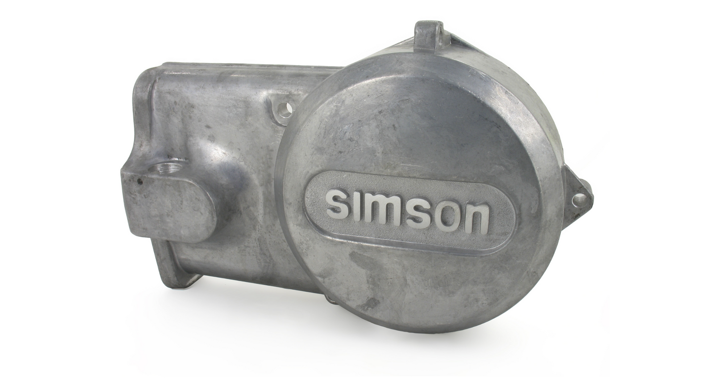Lichtmaschinendeckel Alu-natur mit "SIMSON" Schriftzug - Simson S51, S53, S70, S83, SR50, SR80, KR51/2