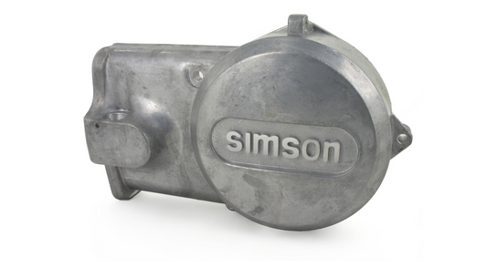 Lichtmaschinendeckel Alu-natur mit "SIMSON" Schriftzug - Simson S51, S53, S70, S83, SR50, SR80, KR51/2