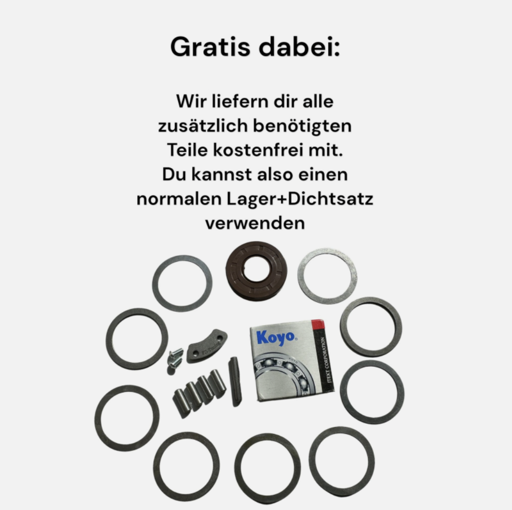 PZ-Tuning Motorengehäuse Konfiguration inkl. Montagesatz passend für Simson S51, S70, Sr50, Kr51/2